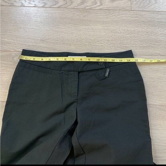 Dolce & Gabbana Black Wide Leg Cotton Trouser Pants - Picture 10 of 13